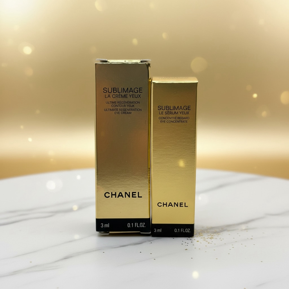 Chanel Sublimage Eye Cream & Eye Serum Mini Set NIB